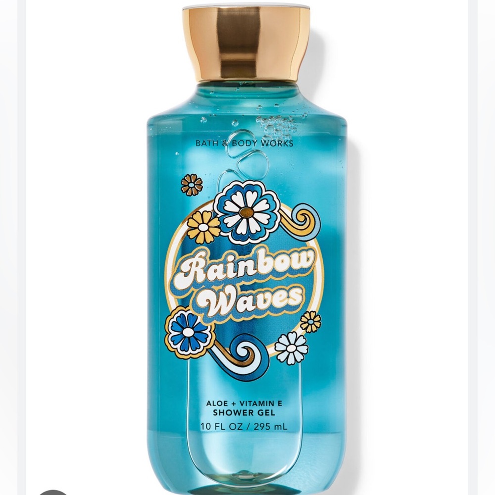 🩵 BBW Rainbow Waves Shower Gel NEW
